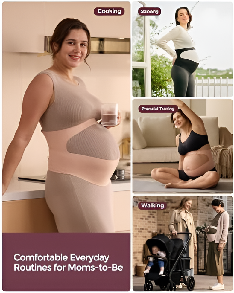 BumpEase™ - Invisible Belly Band Support for Growing Bumps