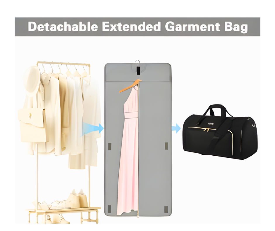 DuffleMate™- Revolutionary 4-in-1 Garment & Duffel Hybrid