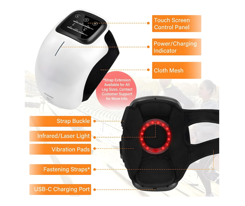 Kneekare™ - Infrared Knee Massager for Healing & Pain Relief