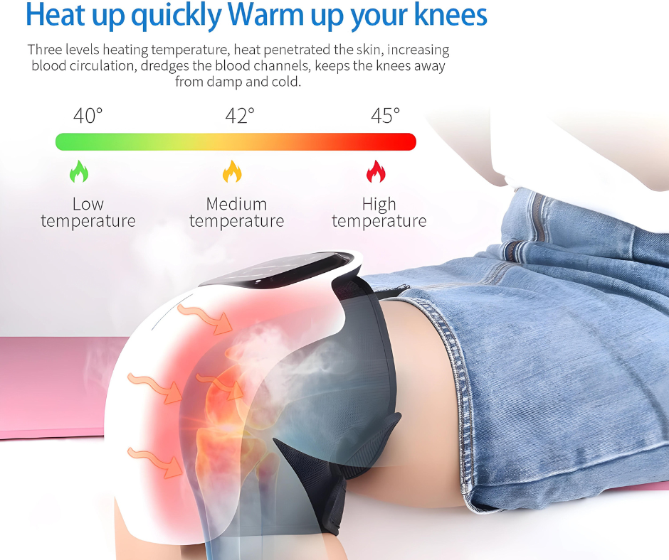 Kneekare™ - Infrared Knee Massager for Healing & Pain Relief